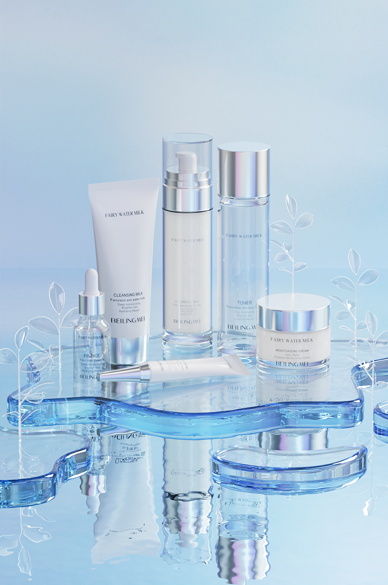 化妆品建模渲染 数字美妆的艺术与科技融合